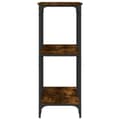 Miniatyrbilde 4 av 10: vidaXL Konsollbord røkt eik 102x35x90 cm konstruert tre