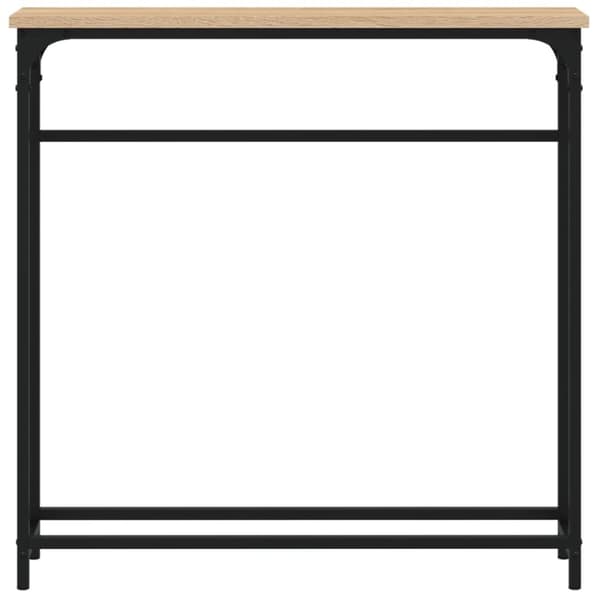 vidaXL Avlastningsbord sonoma-ek 75x19,5x75 cm konstruerat trä