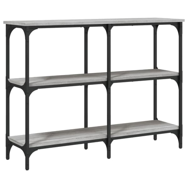 vidaXL Konsollbord grå sonoma 100x29x75 cm konstruert tre