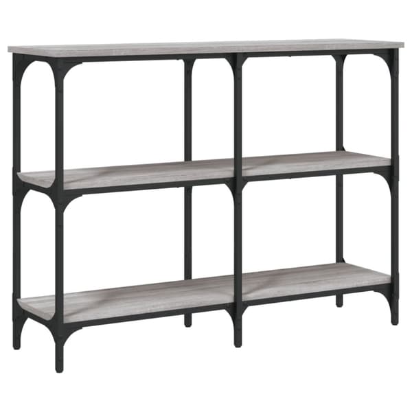vidaXL Konsollbord grå sonoma 100x29x75 cm konstruert tre