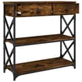 Miniatyrbilde 4 av 11: vidaXL Konsollbord røkt eik 75x28x75 cm konstruert tre