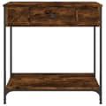 Miniatyrbilde 5 av 11: vidaXL Konsollbord sonoma eik 75x34,5x75 cm konstruert tre