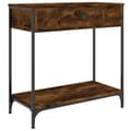 Miniatyrbilde 1 av 11: vidaXL Konsollbord sonoma eik 75x34,5x75 cm konstruert tre