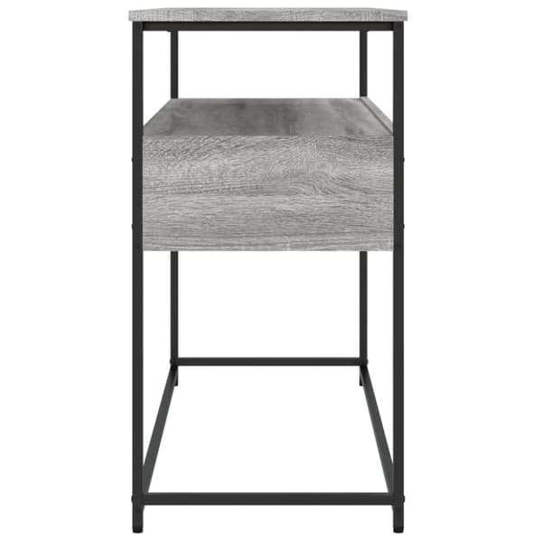 vidaXL konsolbord 100x40x75 cm konstrueret træ grå sonoma-eg