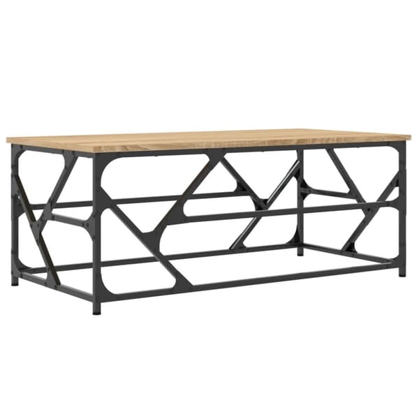 vidaXL sofabord 100x50x40 cm konstrueret træ sonoma-eg