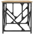 Miniatyrbillede 4 af 9: vidaXL sofabord 45x45x47,5 cm konstrueret træ sonoma-eg