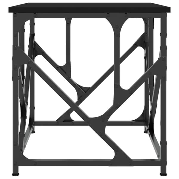 vidaXL sofabord 45x45x47,5 cm konstrueret træ sort