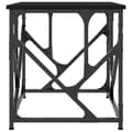 Miniatyrbillede 3 af 9: vidaXL sofabord 45x45x47,5 cm konstrueret træ sort