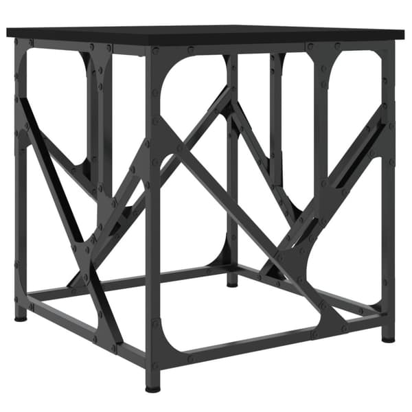 vidaXL sofabord 45x45x47,5 cm konstrueret træ sort
