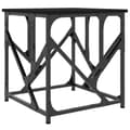 Miniatyrbillede 1 af 9: vidaXL sofabord 45x45x47,5 cm konstrueret træ sort