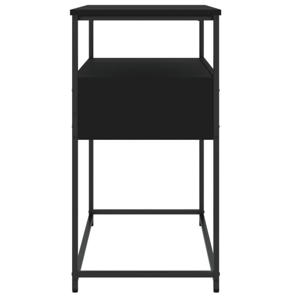 vidaXL konsolbord 75x40x75 cm konstrueret træ sort
