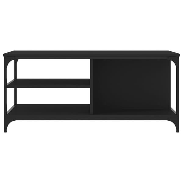 vidaXL Salongbord svart 100x50x45 cm konstruert tre