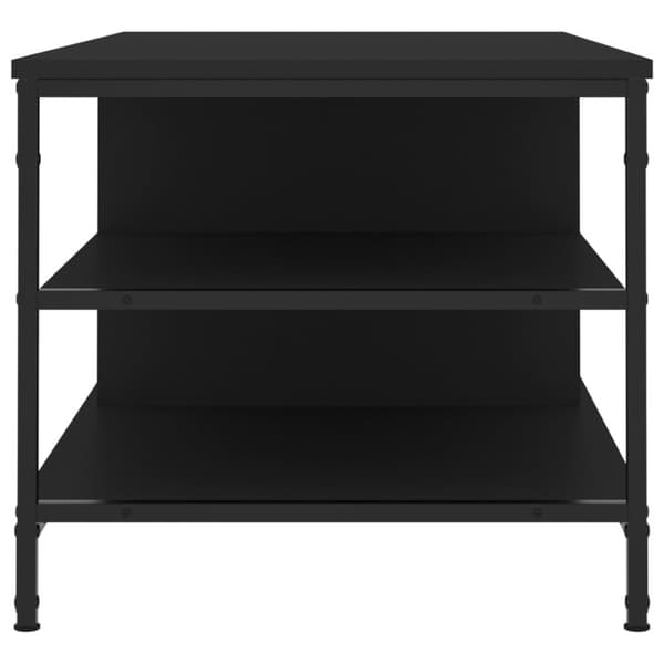 vidaXL Salongbord svart 100x50x45 cm konstruert tre