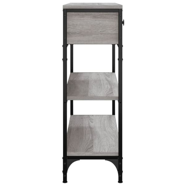 vidaXL konsolbord 72,5x25x75 cm konstrueret træ grå sonoma-eg