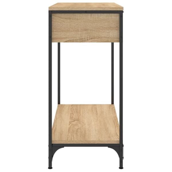 vidaXL Konsolipöytä Sonoma-tammi 75x34,5x75 cm tekninen puu