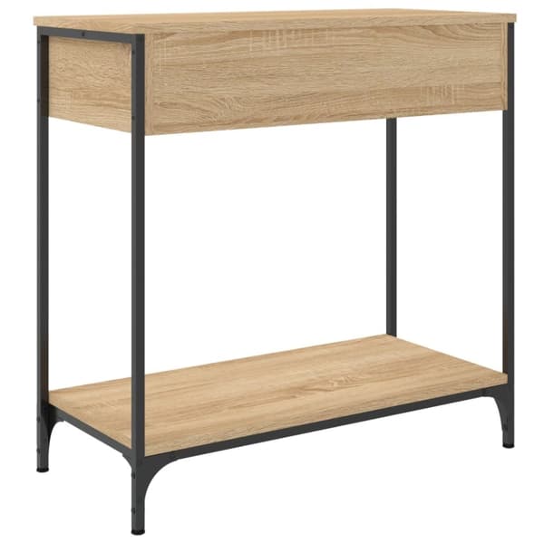vidaXL Konsolipöytä Sonoma-tammi 75x34,5x75 cm tekninen puu