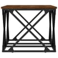 Miniatyrbillede 5 af 8: vidaXL sofabord 100x49x40 cm konstrueret træ brun egetræsfarve