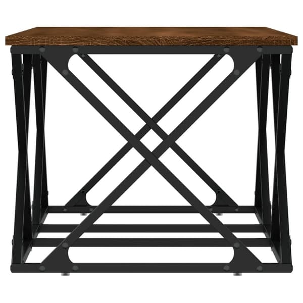 vidaXL sofabord 100x49x40 cm konstrueret træ brun egetræsfarve
