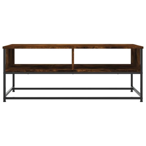 vidaXL sofabord 100x51x40 cm konstrueret træ røget egetræsfarve