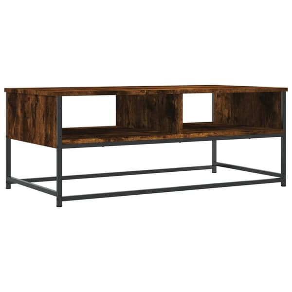 vidaXL sofabord 100x51x40 cm konstrueret træ røget egetræsfarve
