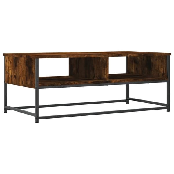 vidaXL sofabord 100x51x40 cm konstrueret træ røget egetræsfarve