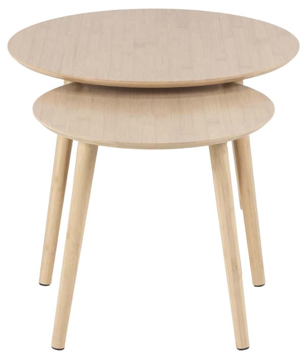Roslin soffbord set med 2 st. natur.