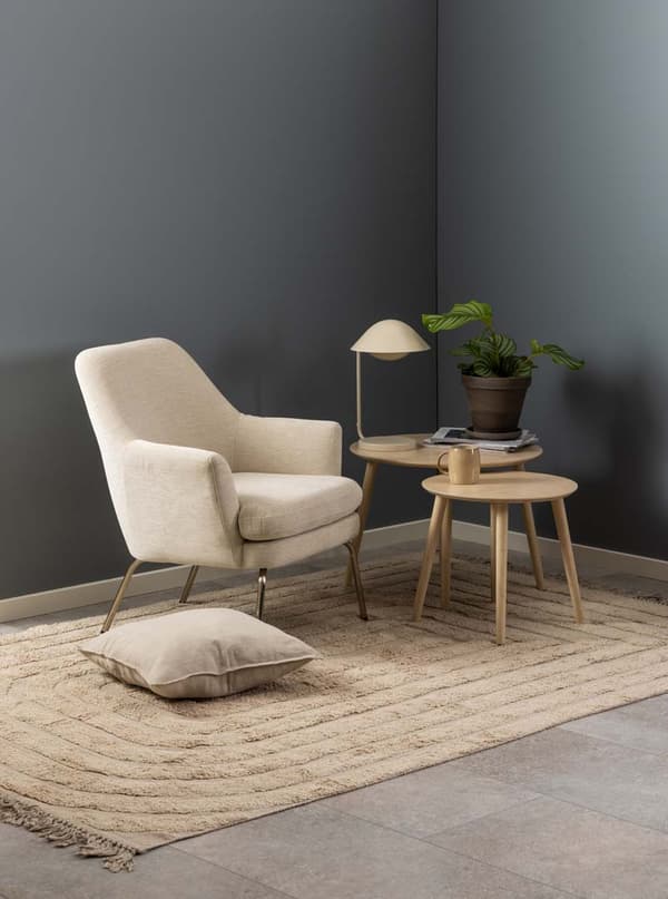 Roslin soffbord set med 2 st. natur.