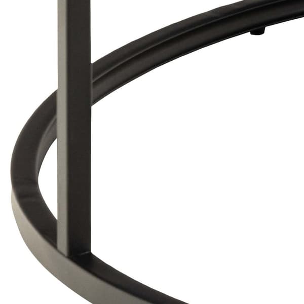 Spiro sofabord Ø80cm marmor sort.