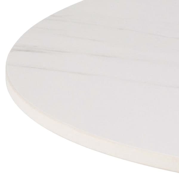 Malta soffbord Ø60cm keramisk vit.
