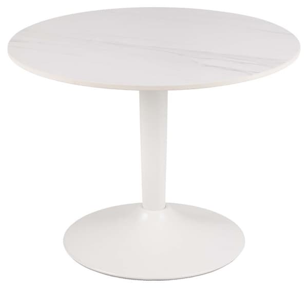 Malta soffbord Ø60cm keramisk vit.