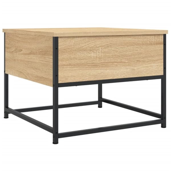 vidaXL Salongbord sonoma eik 51x51x40 cm konstruert tre