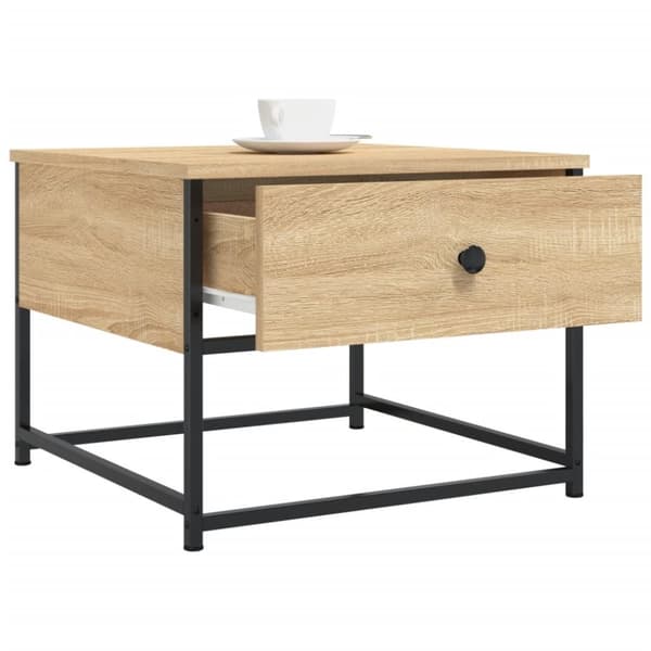 vidaXL sofabord 51x51x40 cm konstrueret træ sonoma egetræsfarve