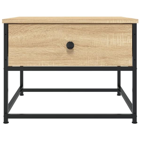 vidaXL sofabord 51x51x40 cm konstrueret træ sonoma egetræsfarve