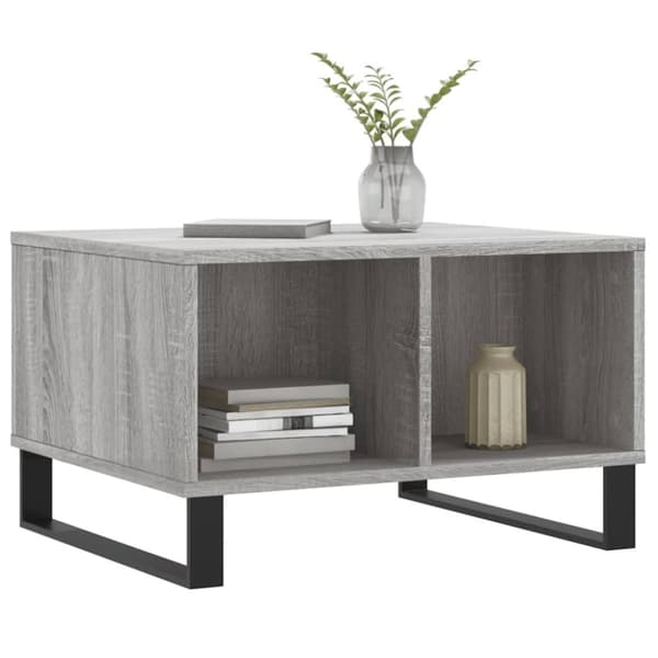 vidaXL sofabord 60x50x36,5 cm konstrueret træ grå sonoma-eg