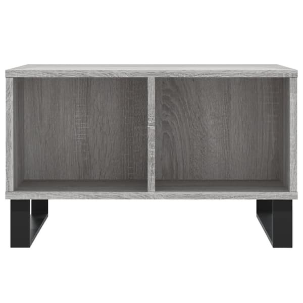 vidaXL sofabord 60x50x36,5 cm konstrueret træ grå sonoma-eg