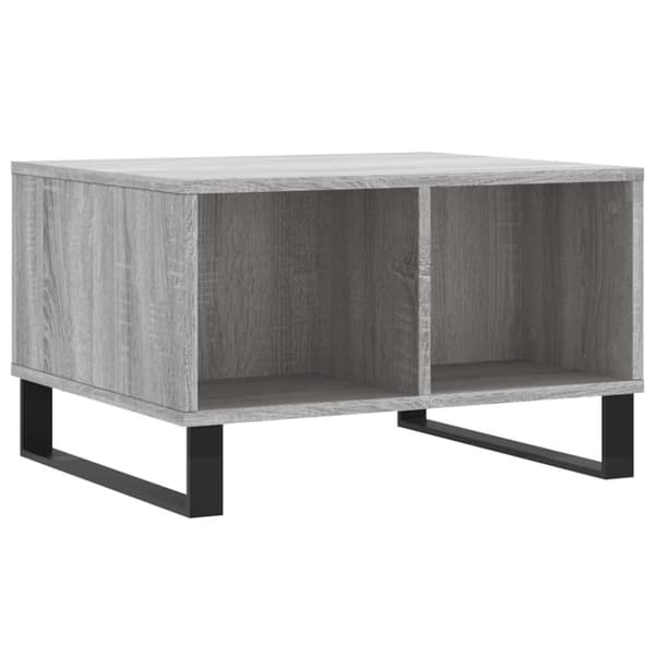 vidaXL sofabord 60x50x36,5 cm konstrueret træ grå sonoma-eg