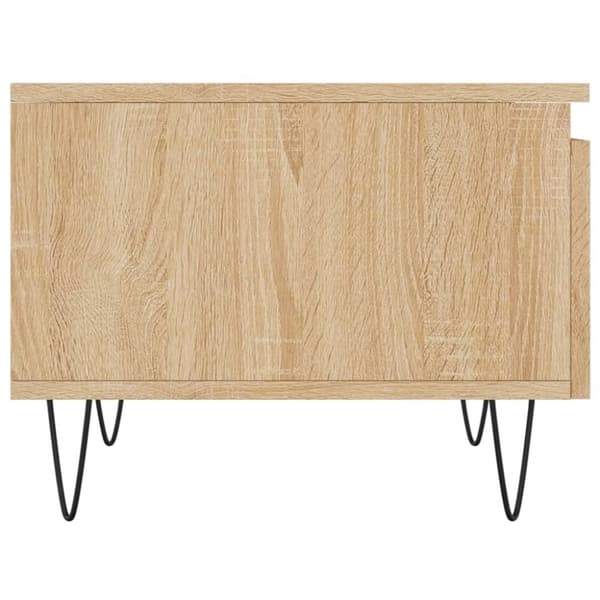 vidaXL sofabord 50x46x35 cm konstrueret træ sonoma-eg