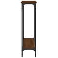 Miniatyrbilde 4 av 10: vidaXL Konsollbord brun eik 100x22,5x75 cm konstruert tre