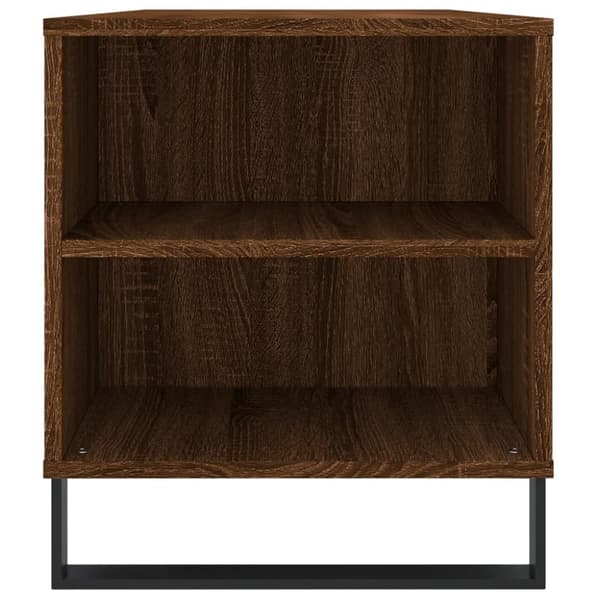 vidaXL Soffbord brun ek 102x44,5x50 cm konstruerat trä