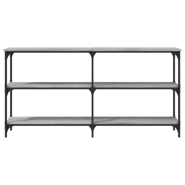 vidaXL Konsolipöytä harmaa Sonoma 150x29x75 cm tekninen puu