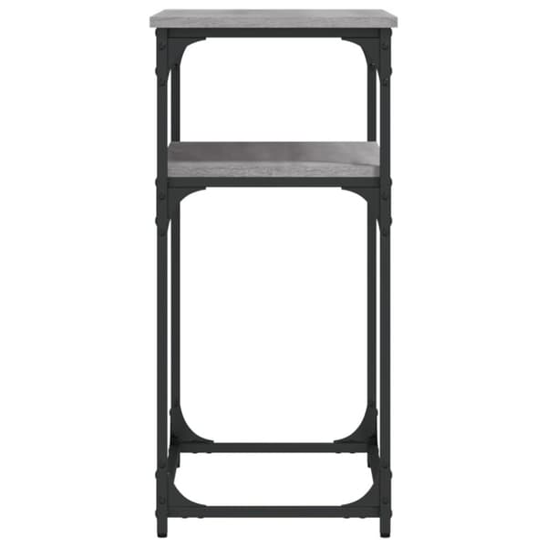 vidaXL konsolbord 75x35,5x75 cm konstrueret træ grå sonoma-eg