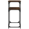 Miniatyrbilde 4 av 10: vidaXL Konsollbord brun eik 100x35,5x75 cm konstruert tre