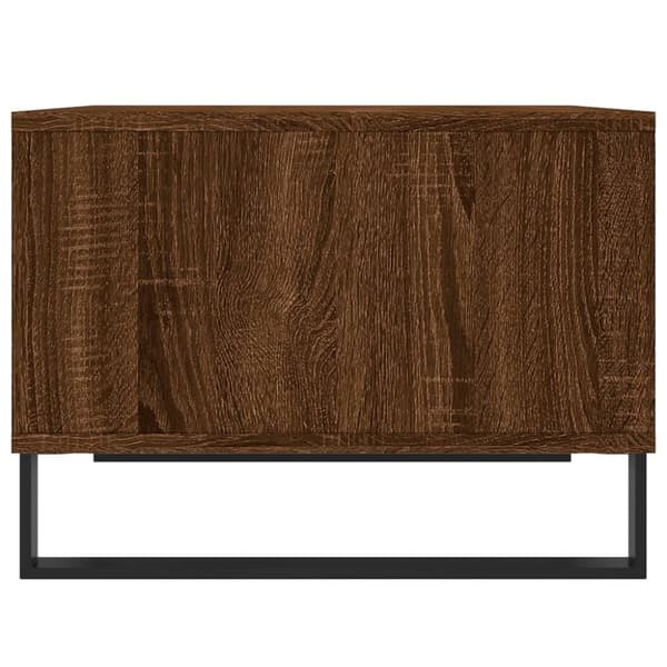 vidaXL sofabord 60x50x36,5 cm konstrueret træ brun egetræsfarve