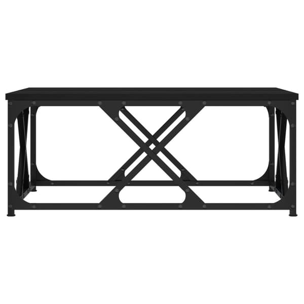 vidaXL sofabord 70x70x30 cm konstrueret træ sort