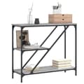 Miniatyrbilde 3 av 10: vidaXL Konsollbord grå sonoma 88,5x30x75 cm konstruert tre