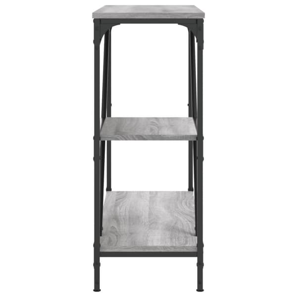 vidaXL Konsollbord grå sonoma 88,5x30x75 cm konstruert tre
