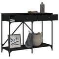 Miniatyrbilde 4 av 11: vidaXL Konsollbord svart 100x39x78,5 cm konstruert tre