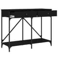 Miniatyrbilde 5 av 11: vidaXL Konsollbord svart 100x39x78,5 cm konstruert tre