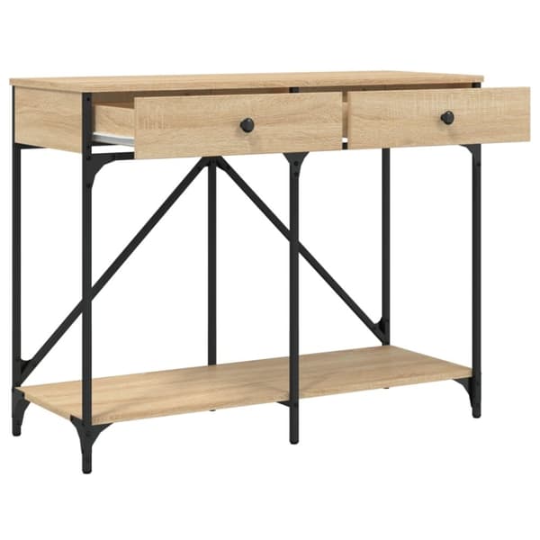vidaXL Sohvapöytä Sonoma-tammi 100x39x78,5 cm tekninen puu