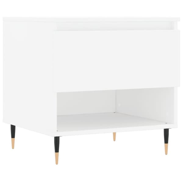 vidaXL Sohvapöydät 2 kpl valkoinen 50x46x50 cm tekninen puu